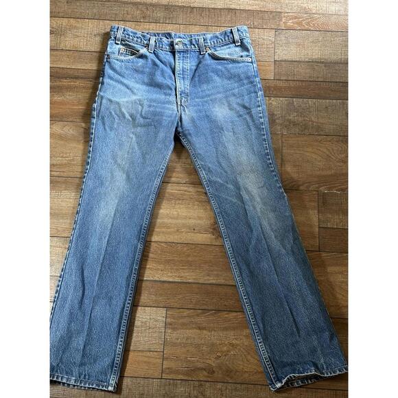 Vintage Levis 517 0217 Jeans 34”x 31” Bootcut Western Ranch 80s Orange Tab 60381